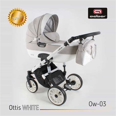 Recenzia kočíka Ottis trojkombinácia Adbor Ottis White: elegantný, robustný a cenovo prijateľný variant 3v1